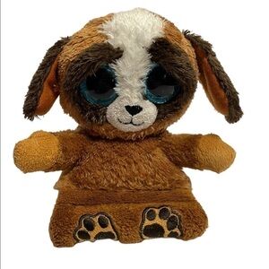 Ty Peek-A-Boo Phone tablet Holder with Screen Cleaner Bottom, Pups
